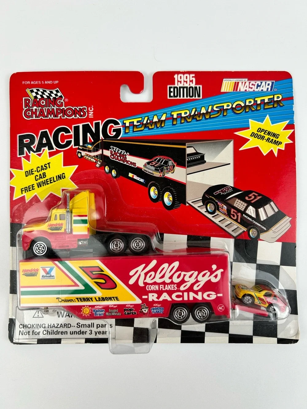 FINAL SALE! 1995 NASCAR Terry Labonte #5 Kellogg's Racing Team Transporter